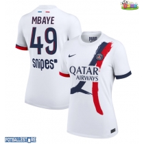 Paris Saint-Germain Ibrahim Mbaye #49 Bortedrakt Dame 2025-26 Kortermet